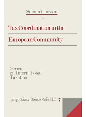 预订 Tax Coordination in the European Community: 9789401732086