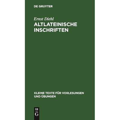 预订 Altlateinische Inschriften: 9783110998436