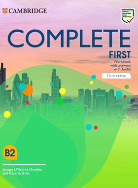 预订 Complete First Workbook with Answers with Audio: 9781108903363