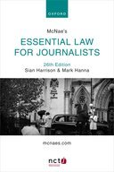 【预订】McNae’s Essential Law for Journalists 9780192847706