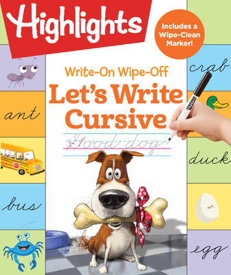 【预订】Write-On Wipe-Off Let’s Write Cursive