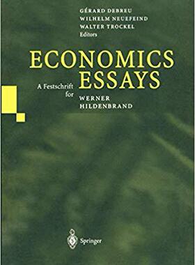 【预订】Economics Essays 9783642075391