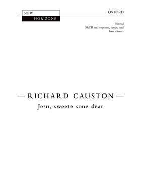 预订 Jesu, sweete sone dear 耶穌，親愛的甜蜜兒子: 9780193356498