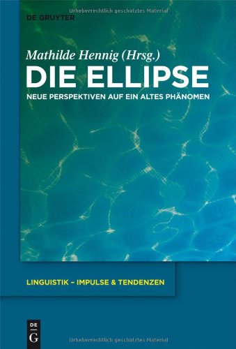 【预订】Die Ellipse 9783110312409
