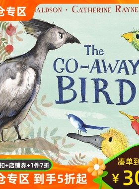 英文原版 孤独的鸟 Julia Donaldson 绘本 Catherine Rayner 插画 The Go-Away Bird
