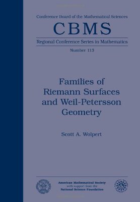 【预售】Families of Riemann Surfaces and Weil-Petersson Geometry