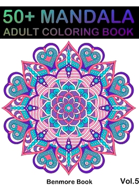 预订 50] Mandala: Adult Coloring Book 50 Mandala Images Stress Management Coloring Book For Relaxation, Meditation, Happ