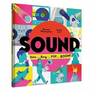 Shhh 英文原版 精装 现货 BOOM STEM科普绘本 POP 声音 博洛尼亚童书奖 Bang Sound