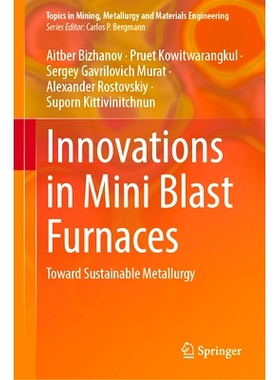 预订 Innovations in Mini Blast Furnaces: Toward Sustainable Metallurgy 微型高炉的创新：面向可持续冶金: 9783031875649