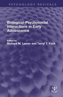 Psychosocial 9781032109909 预订 Adolescence Early Interactions Biological