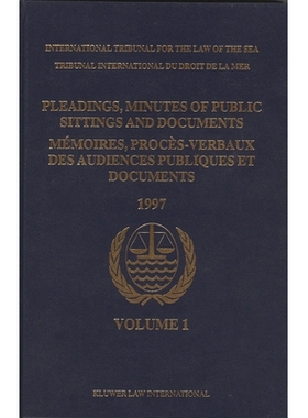 预订 Pleadings, Minutes of Public Sittings and Documents / Mémoires, procès-verbaux des audiences publiques et documen
