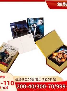 现货 英文原版 哈利波特 100张明信片收藏套装 电影剧照 Harry Potter: The Postcard Collection