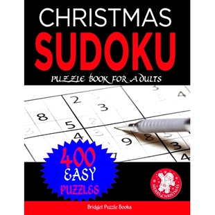 预订 Christmas Sudoku Puzzles for Adults: Stocking Stuffers For Men, Women and Elderly People: Christmas Sudoku Puzzles: