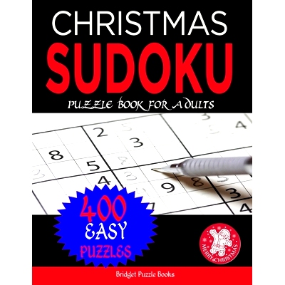 预订 Christmas Sudoku Puzzles for Adults: Stocking Stuffers For Men, Women and Elderly People: Christmas Sudoku Puzzles: