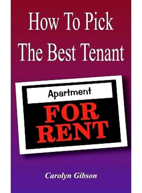 预订 How To Pick The Best Tenant: 9781410766267