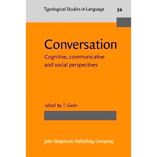 communicative Cognitive and social 9789027229298 预订 perspectives. Conversation.