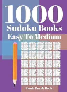 [预订]1000 Sudoku Books Easy To Medium: Brain Games for Adults - Logic Games For Adults - Mind Games Puzzl 9781693494055