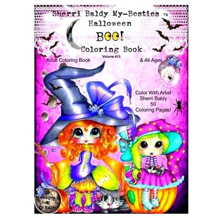 预订 Sherri Baldy My-Besties TM Halloween Coloring Book BOO!: 9780692737132