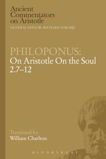 Aristotle 预订 9781472557766 2.7 Philoponus Soul the