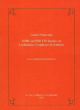 预订 NMR and NIR-CD studies on lanthanide complexes in solution