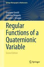 [预订]Regular Functions of a Quaternionic Variable