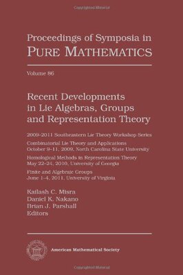 【预售】Recent Developments in Lie Algebras, Groups and Representation Theory