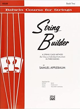 [预订]String Builder, Bk 2: A String Class Method (for Class or Individual Instruction) - Violin (Belwin Course for St