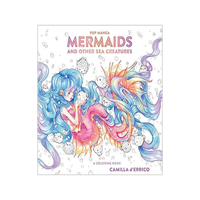 [预订]Pop Manga Mermaids and Other Mythical Sea Creatures: A Coloring Book 9780399582257