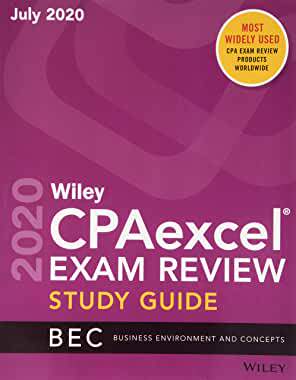 【预订】Wiley Cpaexcel Exam Review July 2020 Study Guide