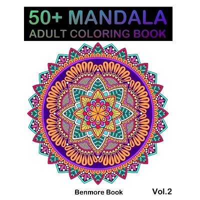 预订 50+ Mandala: Adult Coloring Book 50 Mandala Images Stress Management Coloring Book For Relaxation, Meditation, Happ