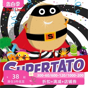 英文原版 土豆超人与狂欢节大灾难 Sue Hendra & Paul Linnet 绘本 Supertato Carnival Catastro-Pea!