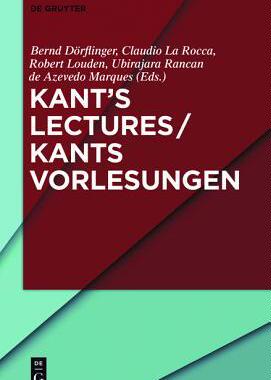 [预订]Kant’s Lectures / Kants Vorlesungen 9783110351477