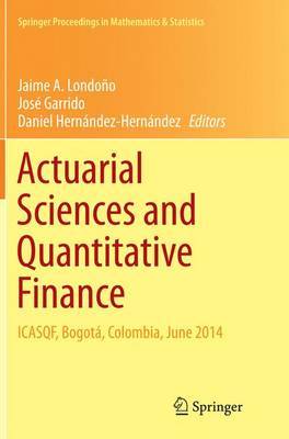 【预订】Actuarial Sciences and Quantitative Finance