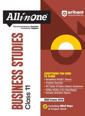 预订 AIO CBSE Business Studies 11th: 9789368400011