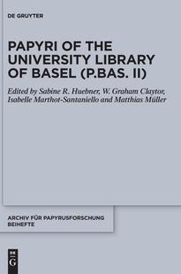 Library 9783110680713 Papyri P.Bas. Basel University the 预订