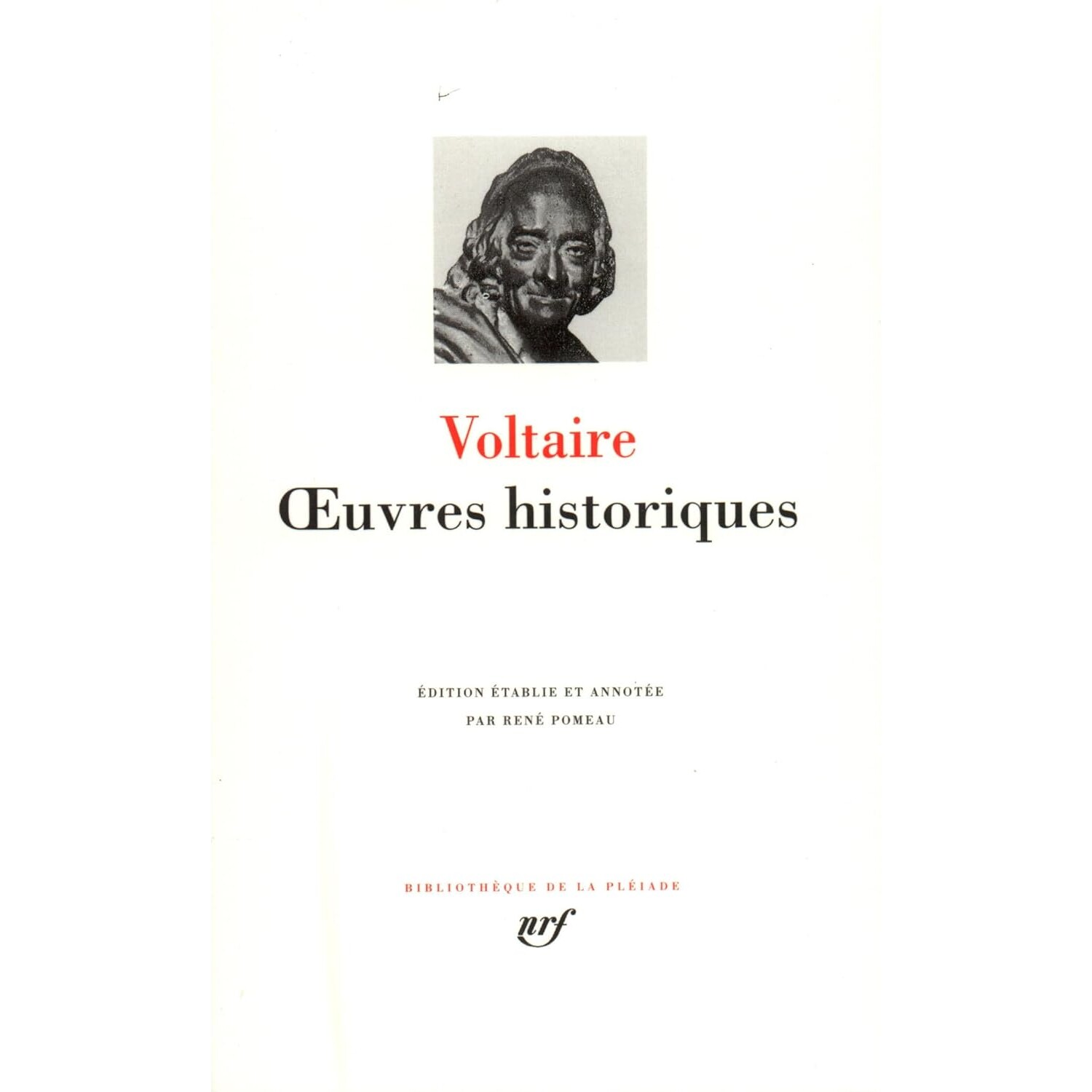 现货  七星文库 伏尔泰 历史文集 Voltaire 法语原版 Oeuvres historiques. Histoire de Charles XII la Pléiade