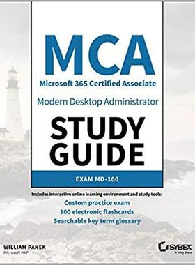 【预售】MCA Modern Desktop Administrator Study Guide: Exam MD-100