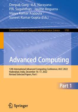 [预订]Advanced Computing: 12th International Conference, Iacc 2022, Hyderabad, India, December 16-17, 2022 9783031356407