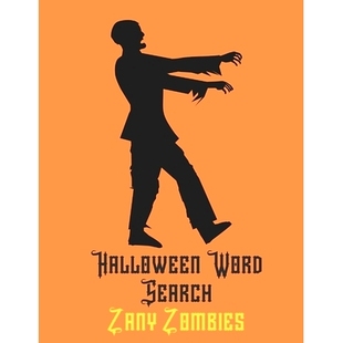 Search 9781688761780 Find Read Halloween Word Large Zombies Zany Undead 预订 Easy Print