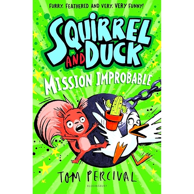 现货 松鼠和鸭子 不可能完成的任务 幽默搞笑插图读物 儿童桥梁书 英文原版 Squirrel and Duck Mission Improbable