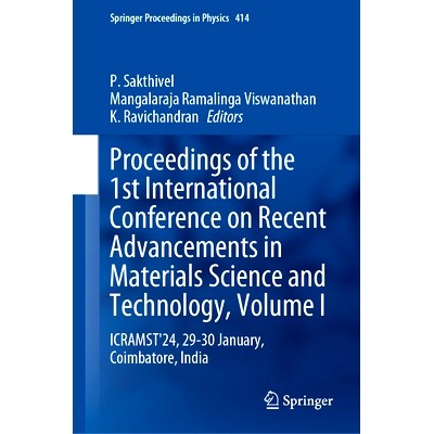 ICRAMST&rsquo;24, 29-30 January, Coimbatore,