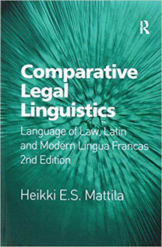 【预售】Comparative Legal Linguistics