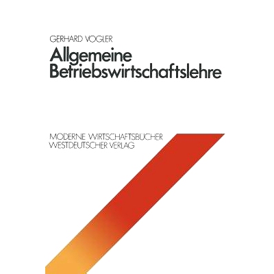 预订 Allgemeine Betriebswirtschaftslehre: 9783663001034