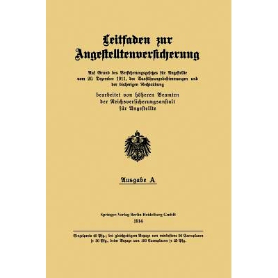 预订 Leitfaden zur Angestelltenversicherung: 9783662233443