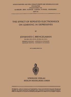 【预订】The Effect of Repeated Electroshock on Learning in Depressives