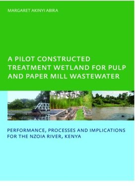 【预订】A Pilot Constructed Treatment Wetland for Pulp and Paper Mill Wastewater