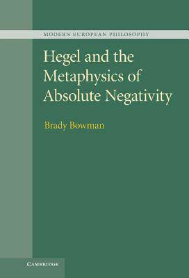 预订 Hegel and the Metaphysics of Absolute Negativity