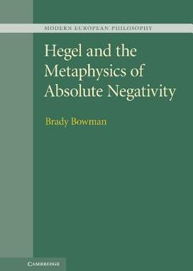 预订 Hegel and the Metaphysics of Absolute Negativity