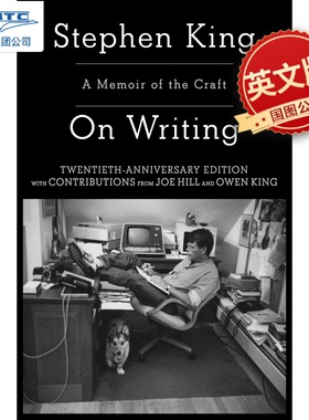 预售 写作这回事 20周年纪念新版 斯蒂芬·金创作生涯回忆录 On Writing: A Memoir of the Craft 英文原版 Stephen King