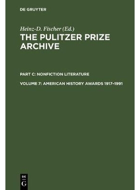 预订 American History Awards 1917–1991: From Colonial Settlements to the Civil Rights Movements 美国历史奖 1917–1991:
